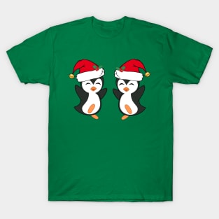 Cute Christmas Penguins T-Shirt